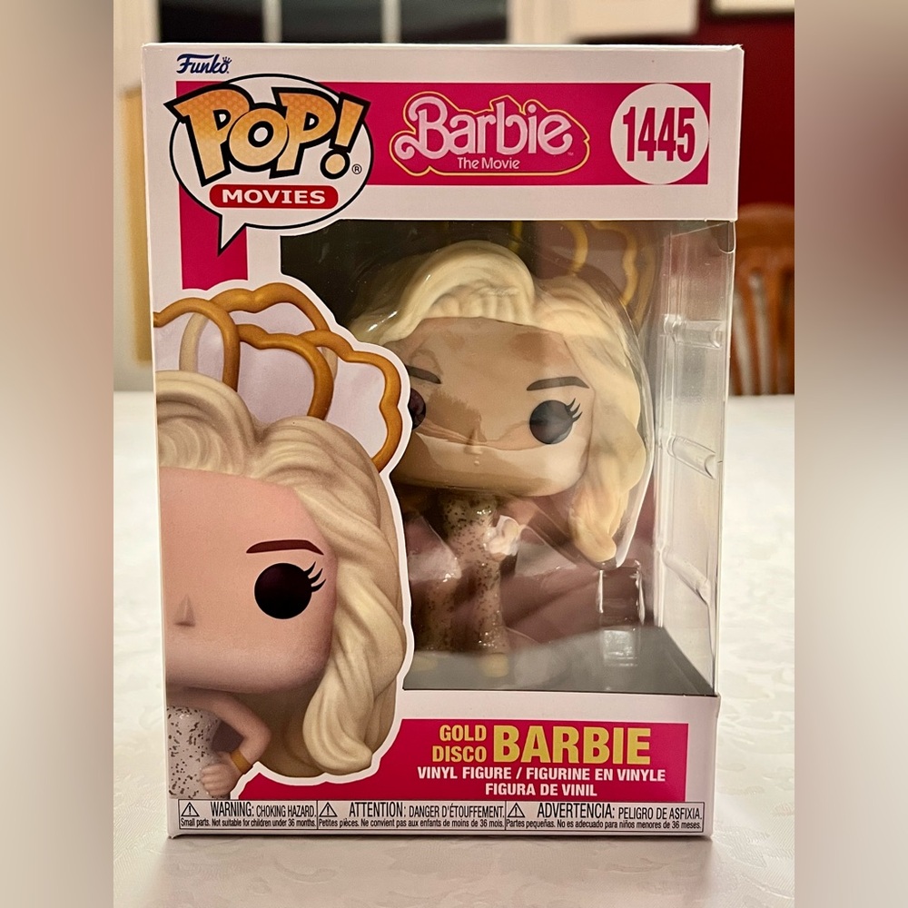 Funko Pop Gold Disco Barbie Figure